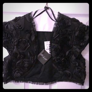 Short black bolero